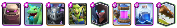 Clash Royale Golem Night Witch Deck 20 Win Challenge