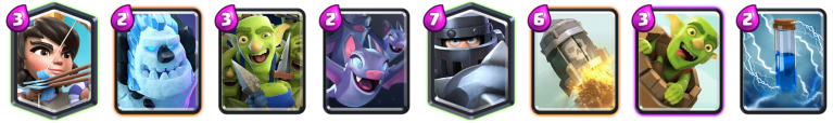 Mega Knight Zap Bait Deck Clash Royale