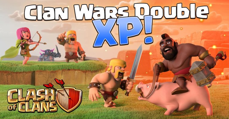 Clan War Double XP Clash of Clans Event