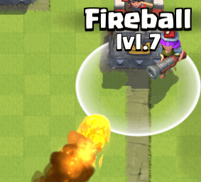 Clash Royale Fireball vs Musketeer