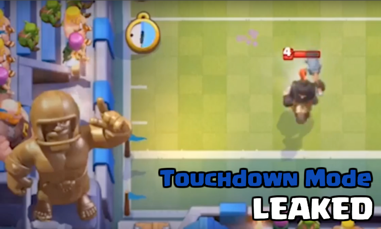 Clash Royale Touchdown Mode Gameplay LEAKED