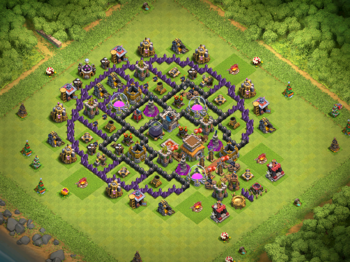 Best Town Hall 8 Base Design Layout: Circle of Doom | Clash for Dummies