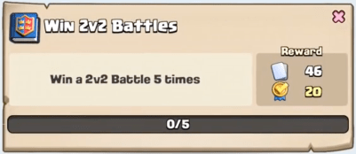 Win 2v2 Battles Quest Clash Royale