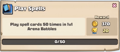 Play Spells Quest Clash Royale