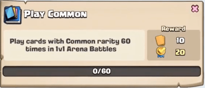 Play Common Quest Clash Royale