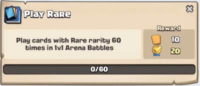 Play Rare Quest Clash Royale