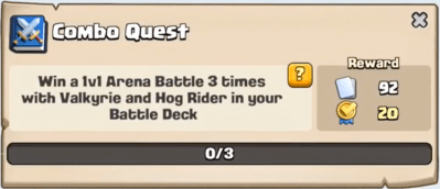 Combo Quest Clash Royale