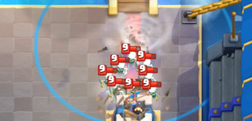 Skeleton Barrel vs Tornado Clash Royale