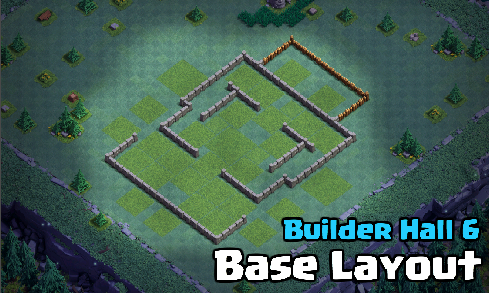 Best Builder Hall 6 Base Design Layout: The Crypt | Clash for Dummies