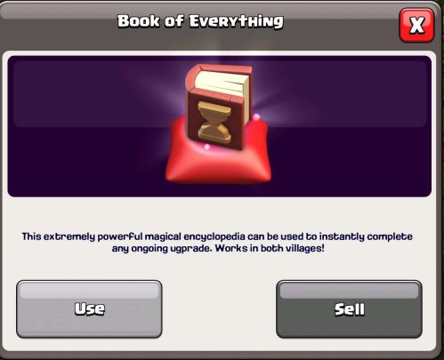Book of Everything Magic Item Clash of Clans