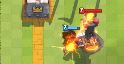 Hog Rider vs Inferno Tower Clash Royale