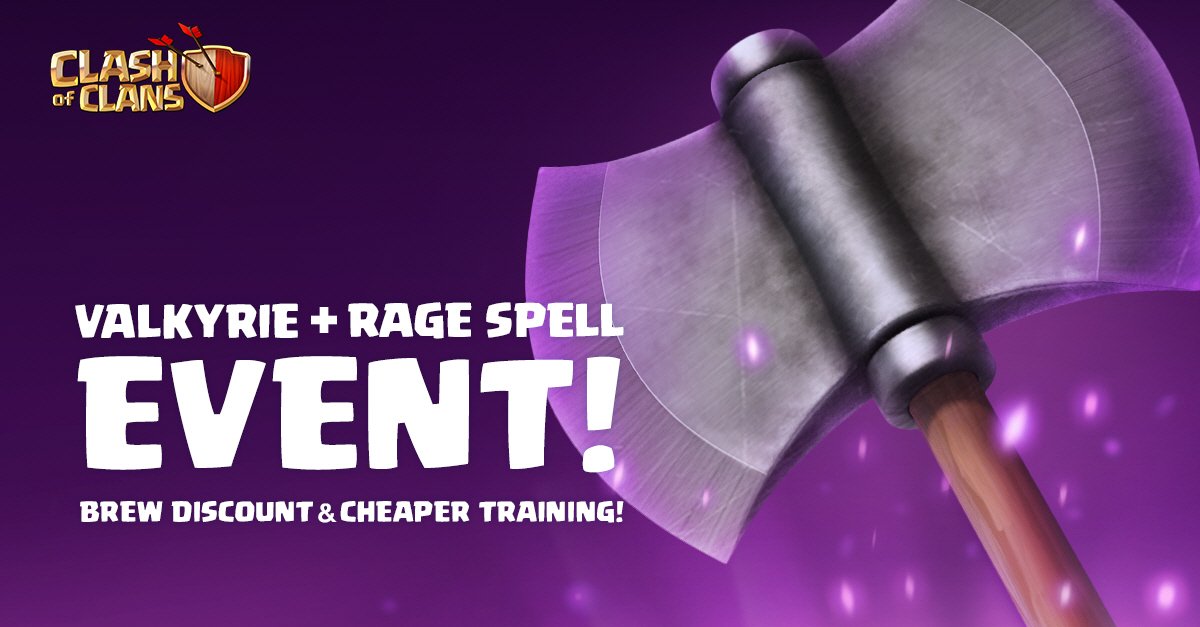 Valkyrie Rage Event Clash of Clans