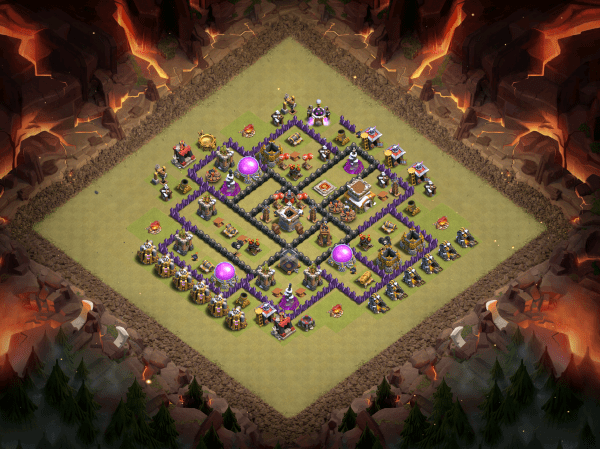 Town Hall 8 Base Design 2018 Clash of Clans