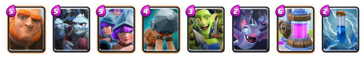 Clash Royale Giant Three Musketeers Deck 2018