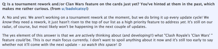 Clan Wars Clash Royale Update