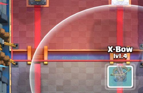 X Bow Deployment Clash Royale