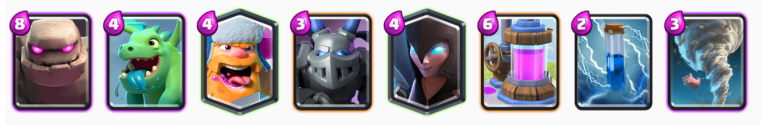 Lunar New Year Challenge Clash Royale Golem Lumberjack Deck