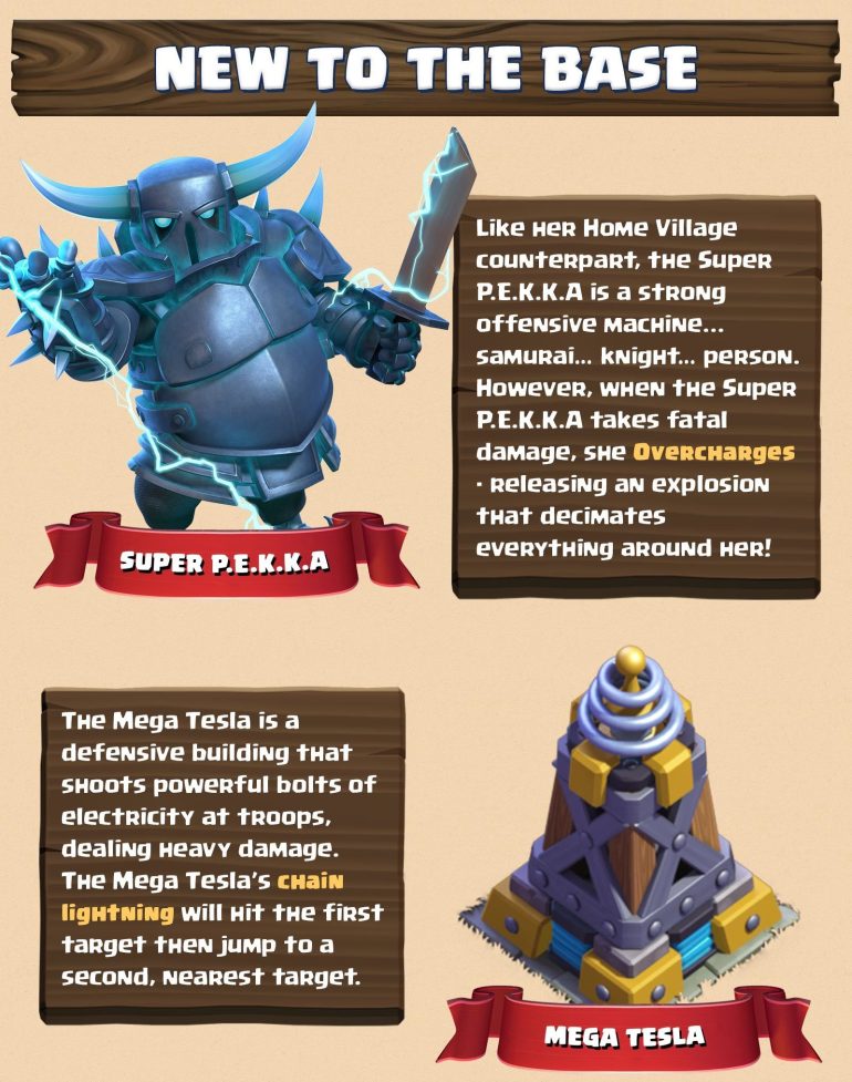 Super PEKKA Mega Tesla March 2018 Update Clash of Clans