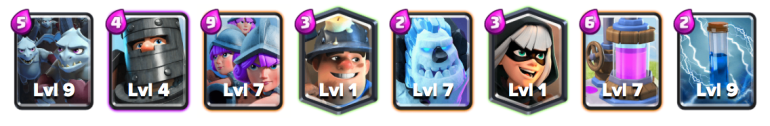 Three Musketeers Beatdown Deck Clash Royale