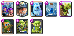 3 Gobskateers Deck Goblin Challenge Clash Royale