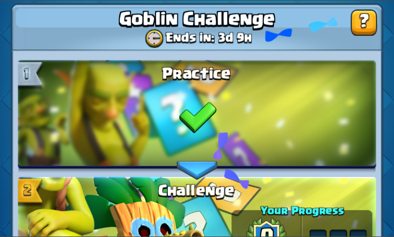 Goblin Challenge Decks Strategy Clash Royale