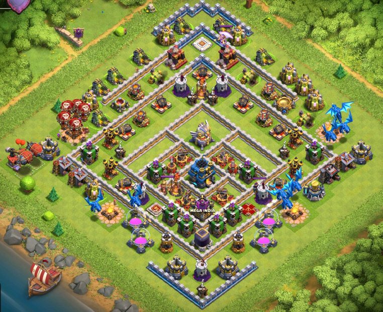 Town Hall 12 Base Design Clash of Clans