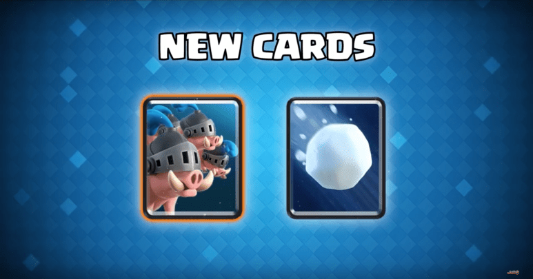Royal Hogs Giant Snowball Clash Royale