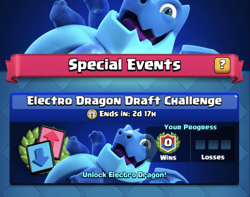 Electro Dragon Draft Challenge Clash Royale