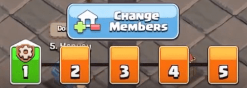 Change Clan War League Roster Clash of Clans