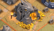 Dragon's Lair Goblin Map Clash of Clans