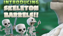 Skeleton Barrel Giant Skeleton Halloween Troops Clash of Clans