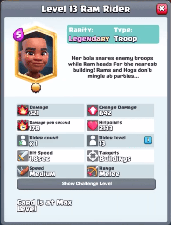New Ram Rider Legendary Card and Snare Ability in Clash Royale | Clash ...