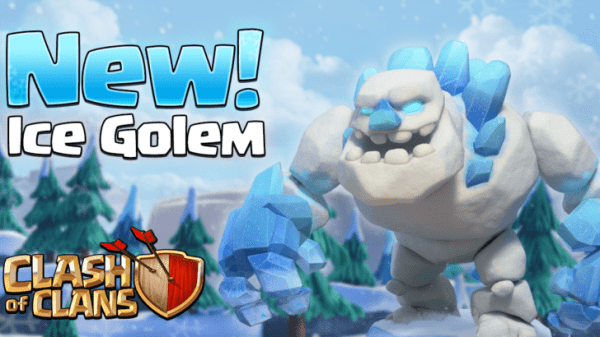 Ice Golem Clash of Clans December Update New Dark Troop