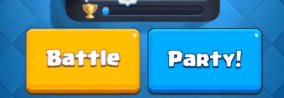 Clash Royale Party Button Update